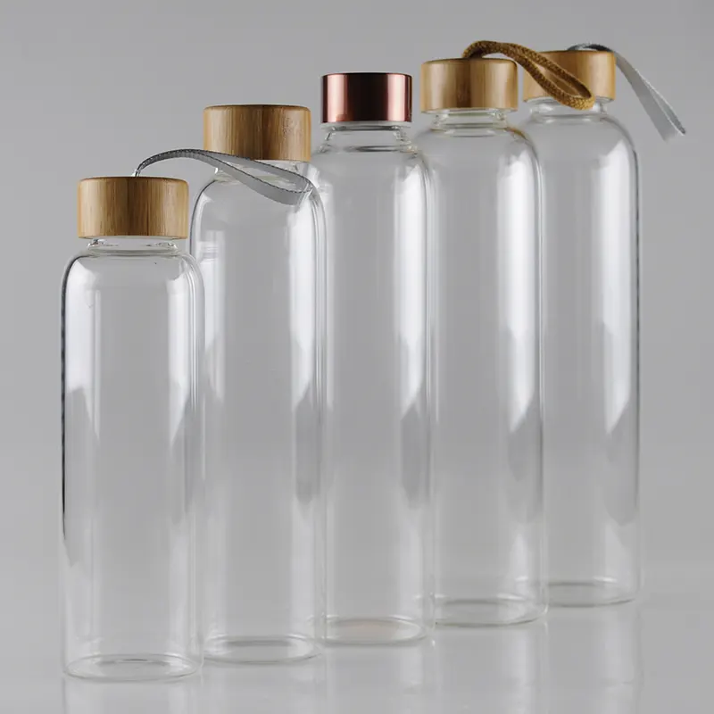 420ml-550ml-750ml-1000ml-barrel-shape-bamboo-lid-borosilicate-glass-bottle-1