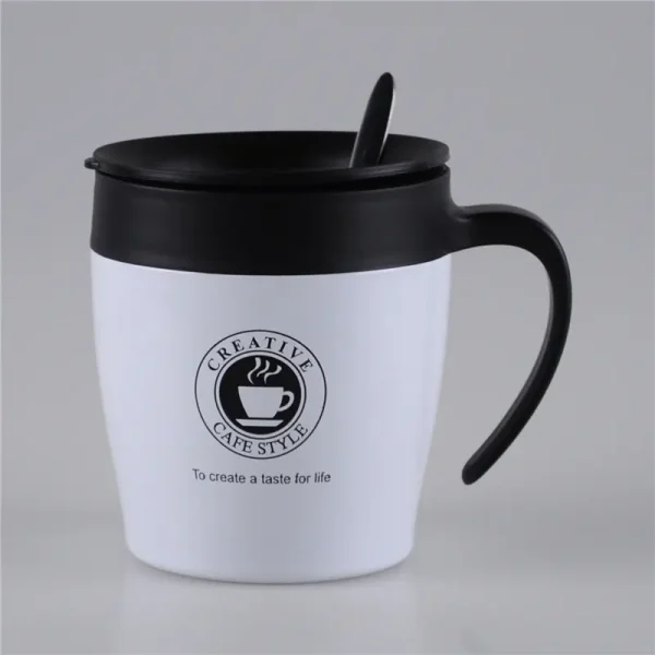 330ml-plastic-handle-coffee-cup-stainless-steel-with-spoon-1